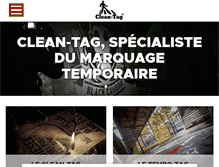 Tablet Screenshot of clean-tag.fr